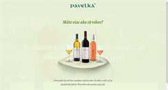 Desktop Screenshot of pavelkavino.sk